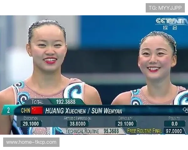 孙文雁黄雪辰携手摘得双人花游银牌刷新历史表现为中国竞技游泳再添荣光